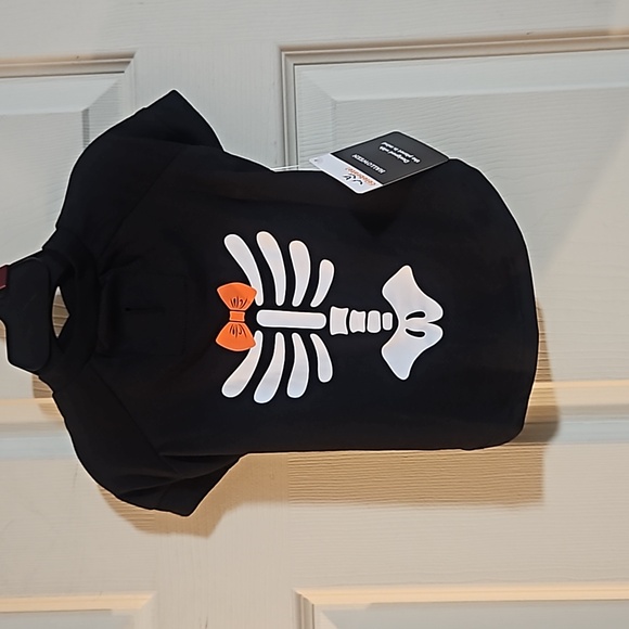 WAY TO CELEBRATE ANIMAL COSTUME: SKELETON: BLACK: NEW WITH TAGS: SIZE SMALL - Picture 1 of 5